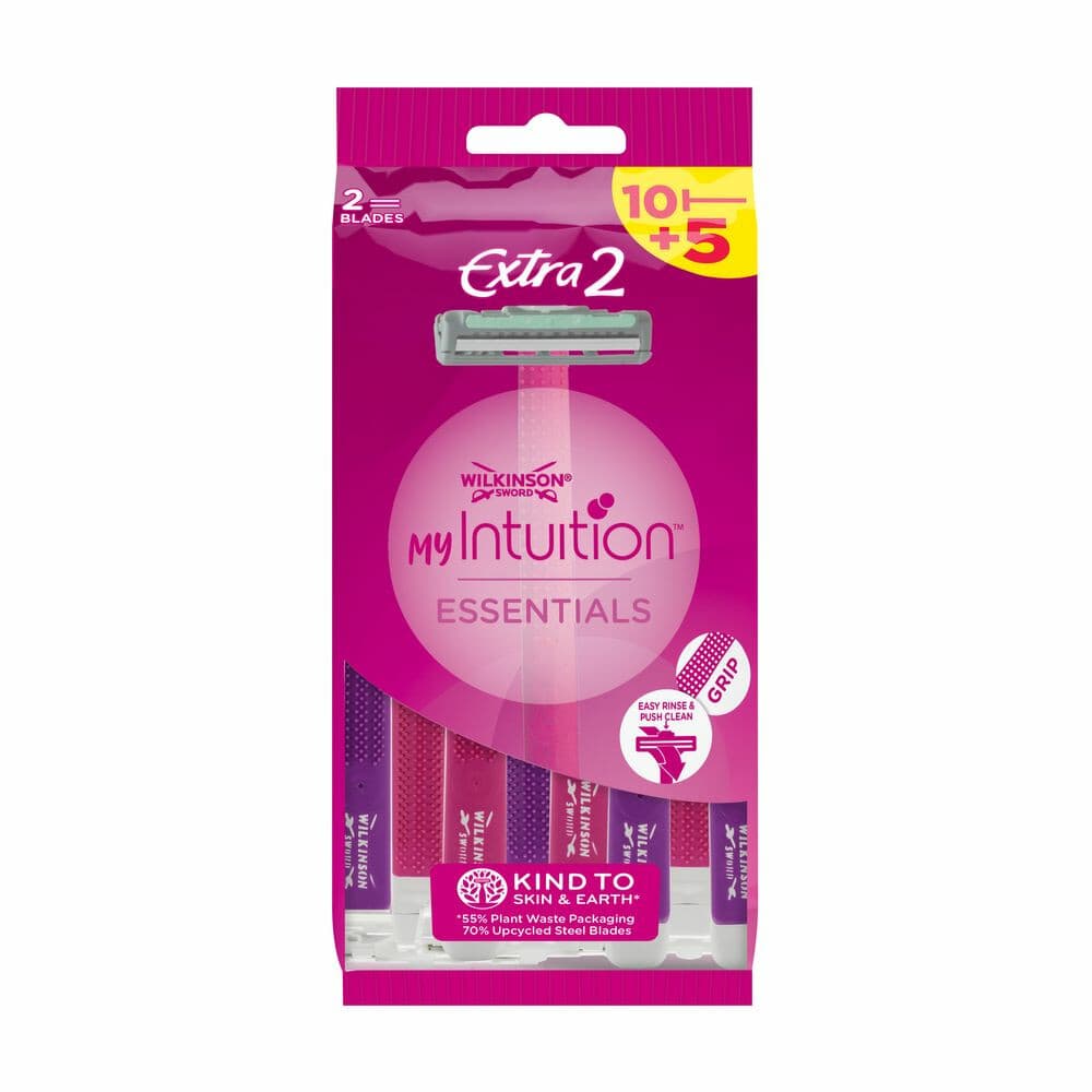 4x Wilkinson Vrouwen Wegwerpscheermesjes Extra 2 Beauty 15 stuks