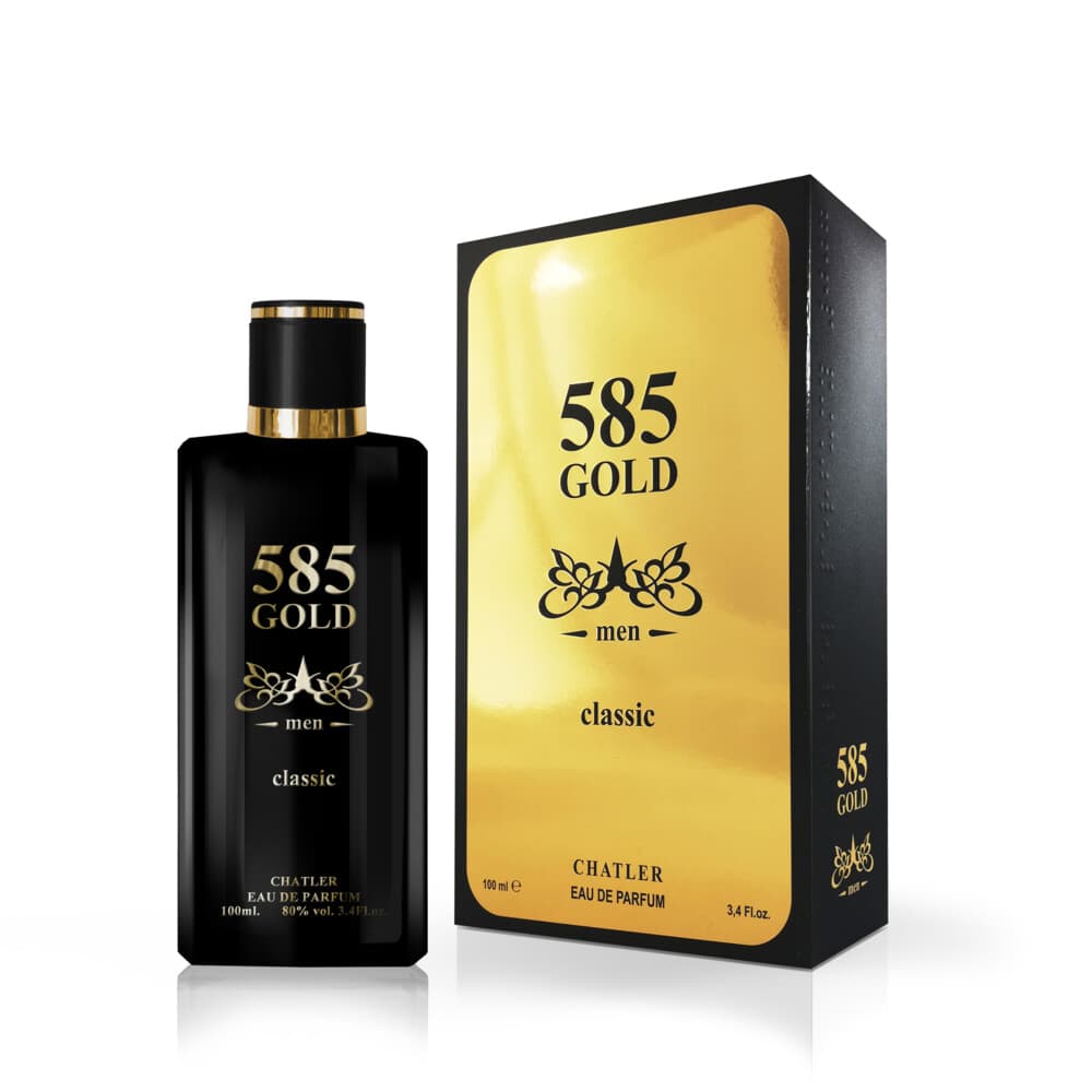3x Chatler 585 Gold Classic Eau de Parfum 100 ml