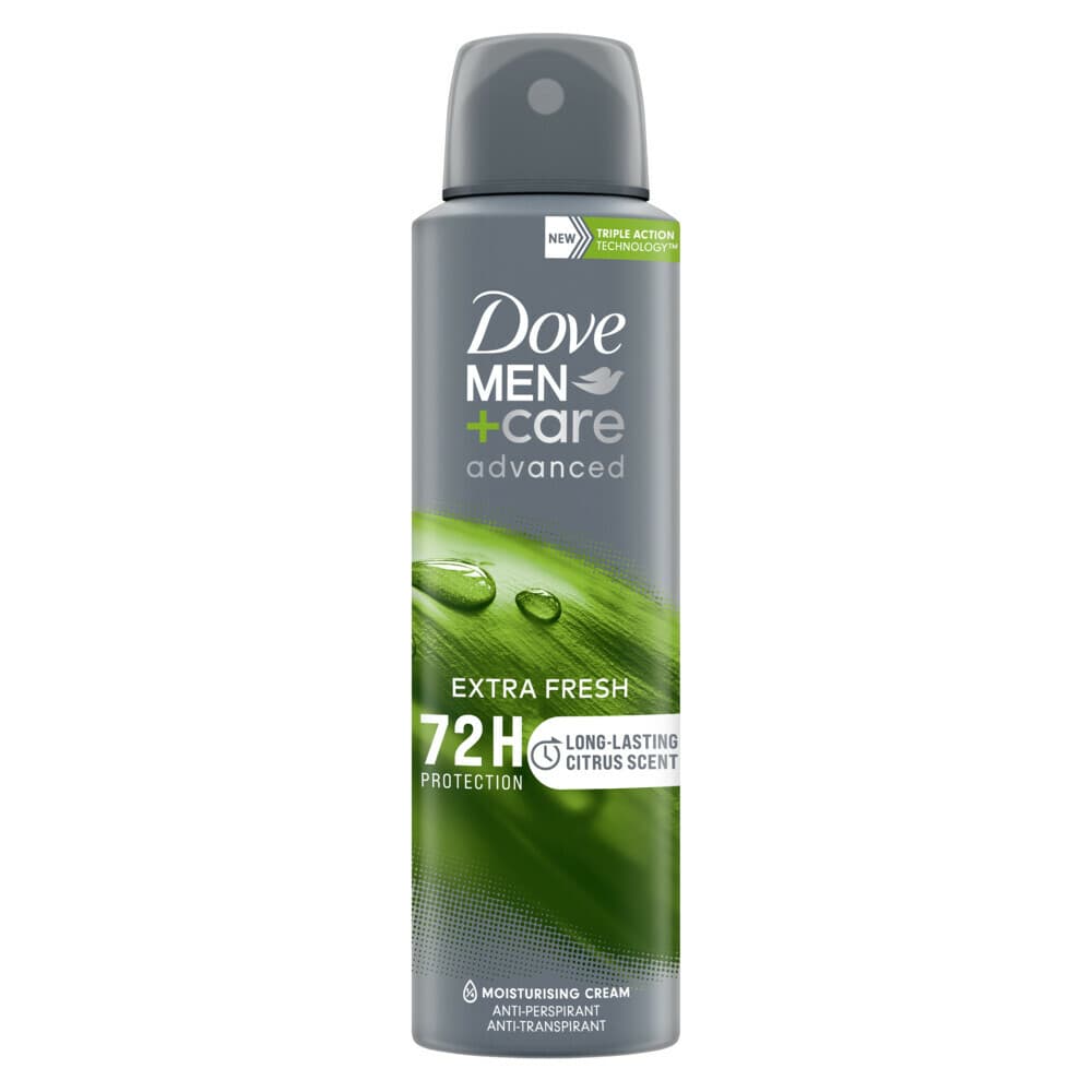 2+2 gratis: Dove Deodorant Men+ Care Extra Fresh 150 ml