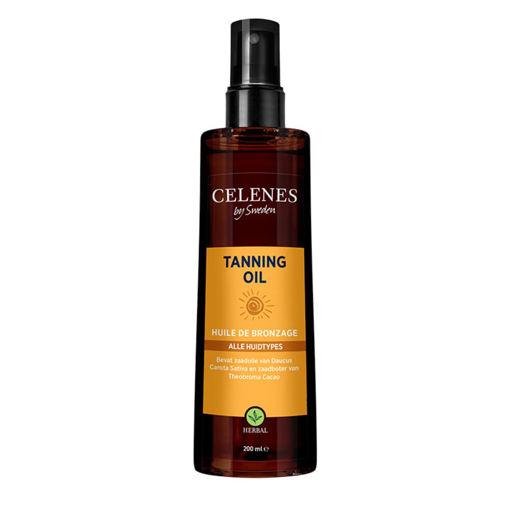 2x Celenes Herbal Tanning Oil Alle Huidtypes 200 ml