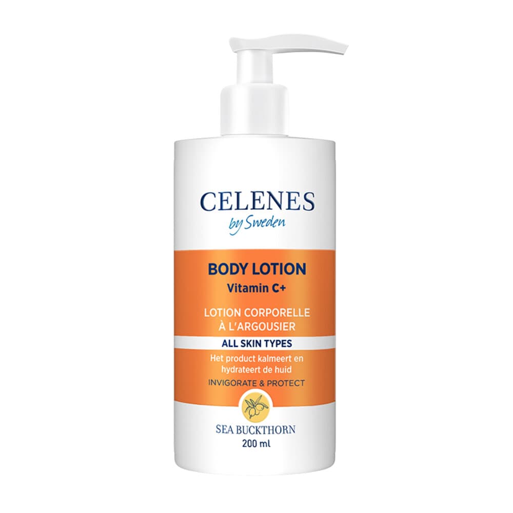 3x Celenes Duindoorn Bodylotion Vettige / Combinatie Huid 200 ml