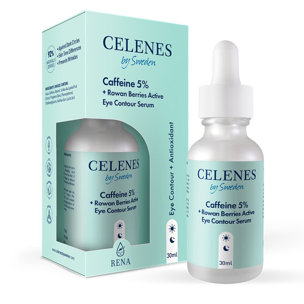 3x Celenes Cafeïne 5% + Lijsterbessen Serum 30 ml