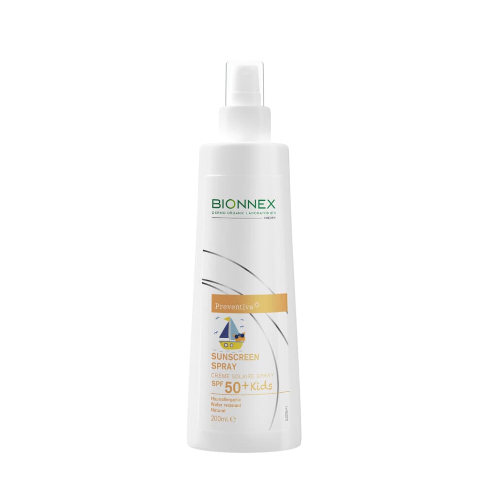 2x Bionnex Preventiva Zonnebrand Spray SPF 50+ Kids 200 ml