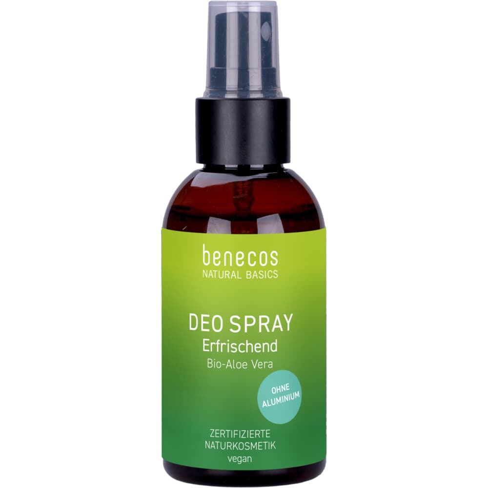Benecos Natural Basics Deodorant Spray Refreshing Organic Aloe Vera Juice 75 ml