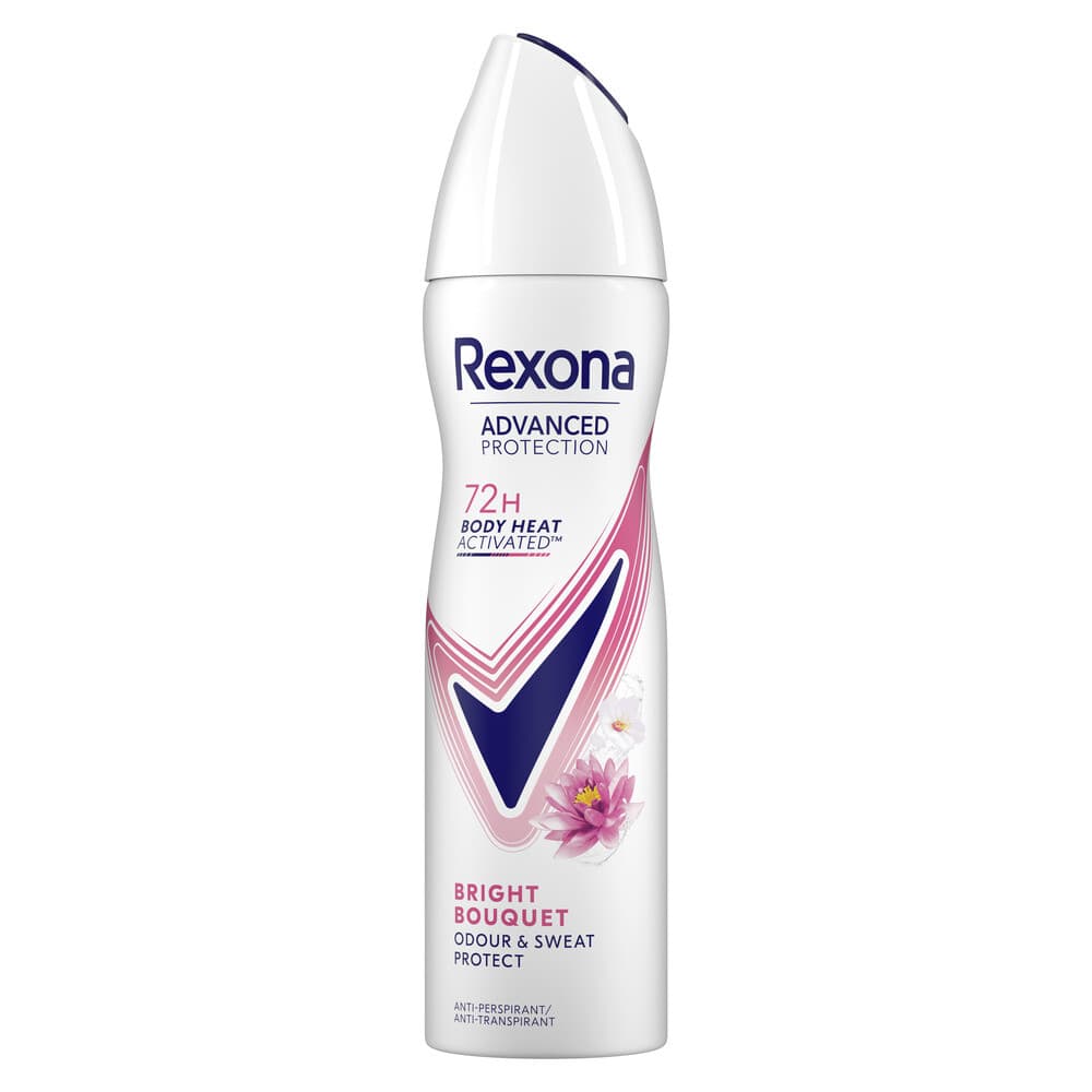 2+2 gratis: Rexona Deodorant Spray Advanced Protection Bright Bouquet 150 ml