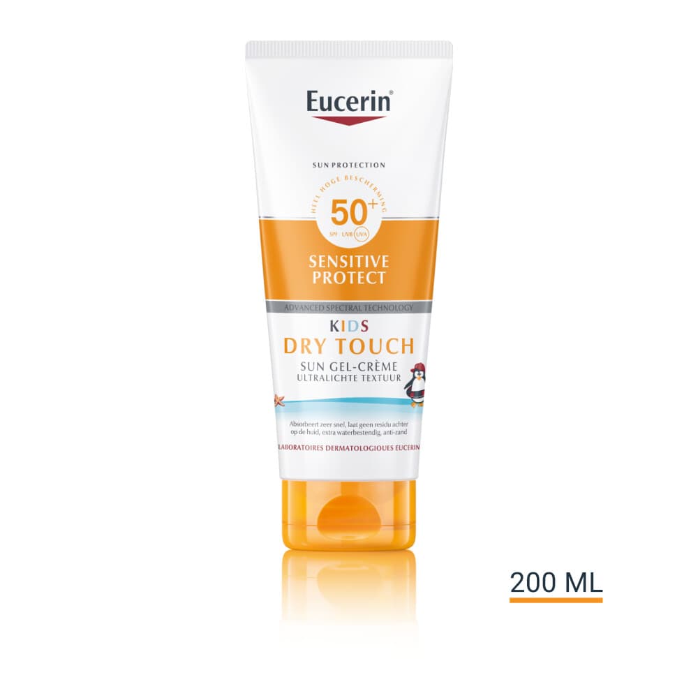 2x Eucerin Sun Sensitive Protect Dry Touch Kids Gel-Crème SPF50+ 200 ml