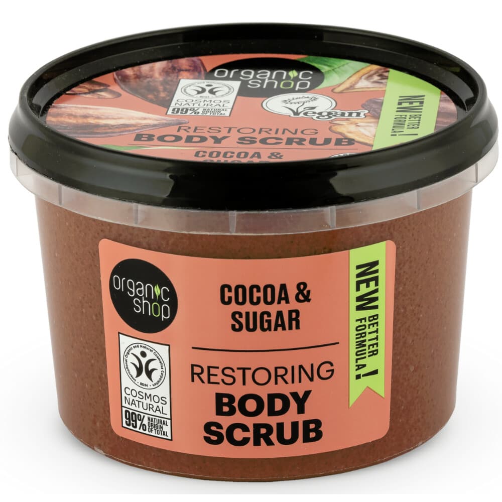 3x Organic Shop Body Scrub Cocoa 250 ml