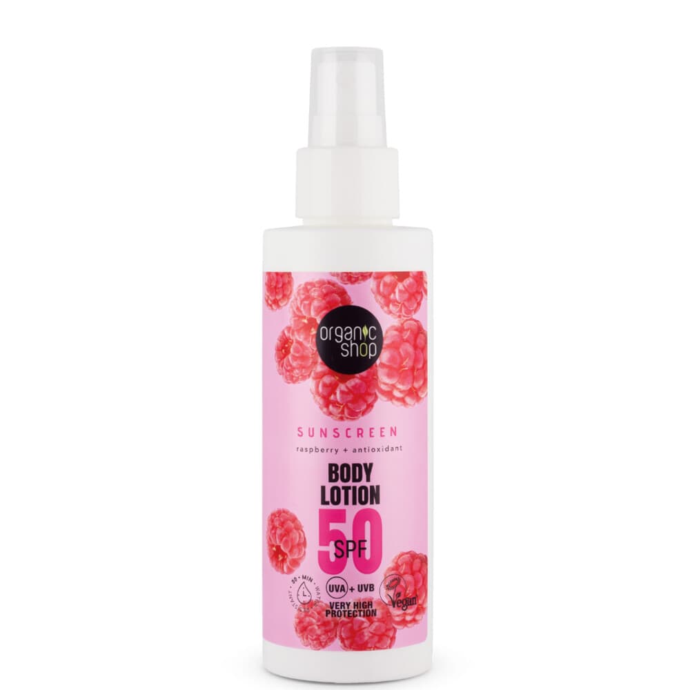 1+1 gratis: Organic Shop Zonnebrandcréme SPF 50 150 ml