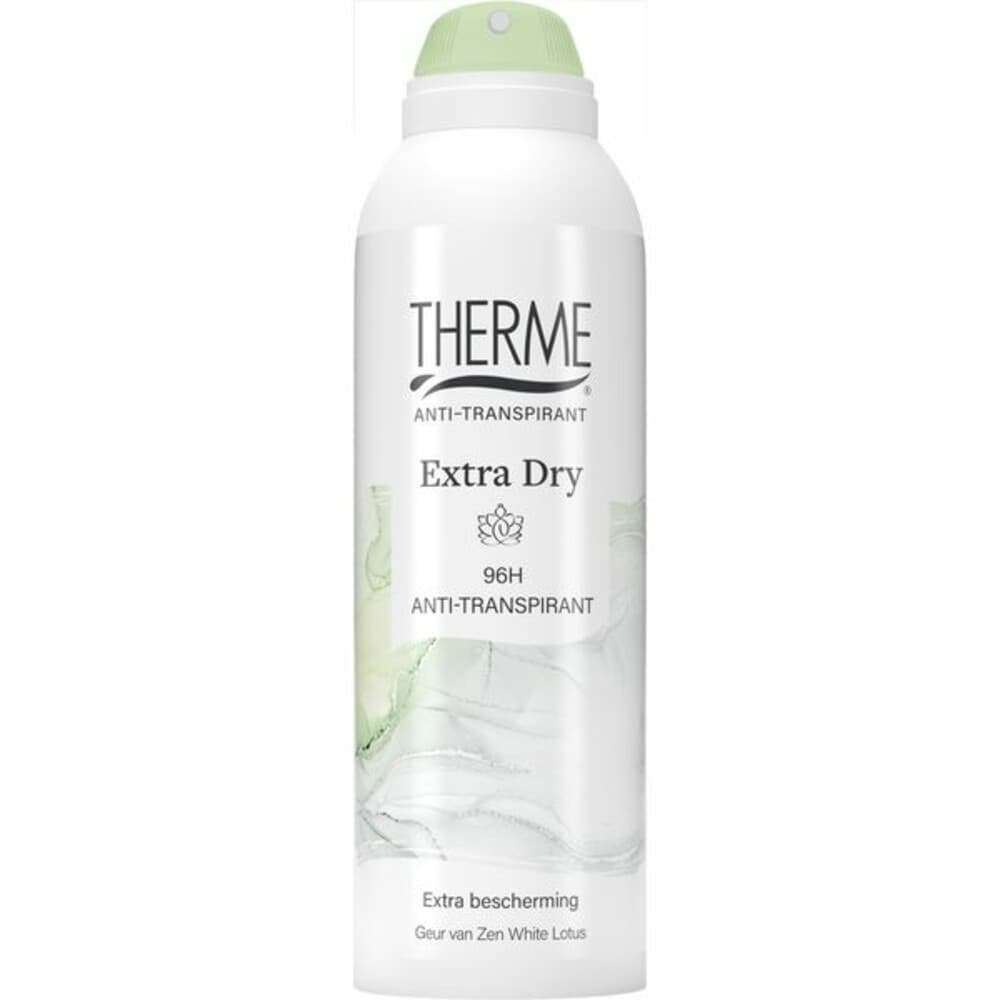 1+1 gratis: Therme Anti-Transpirant Extra Dry Zen White Lotus Spray 125 ml