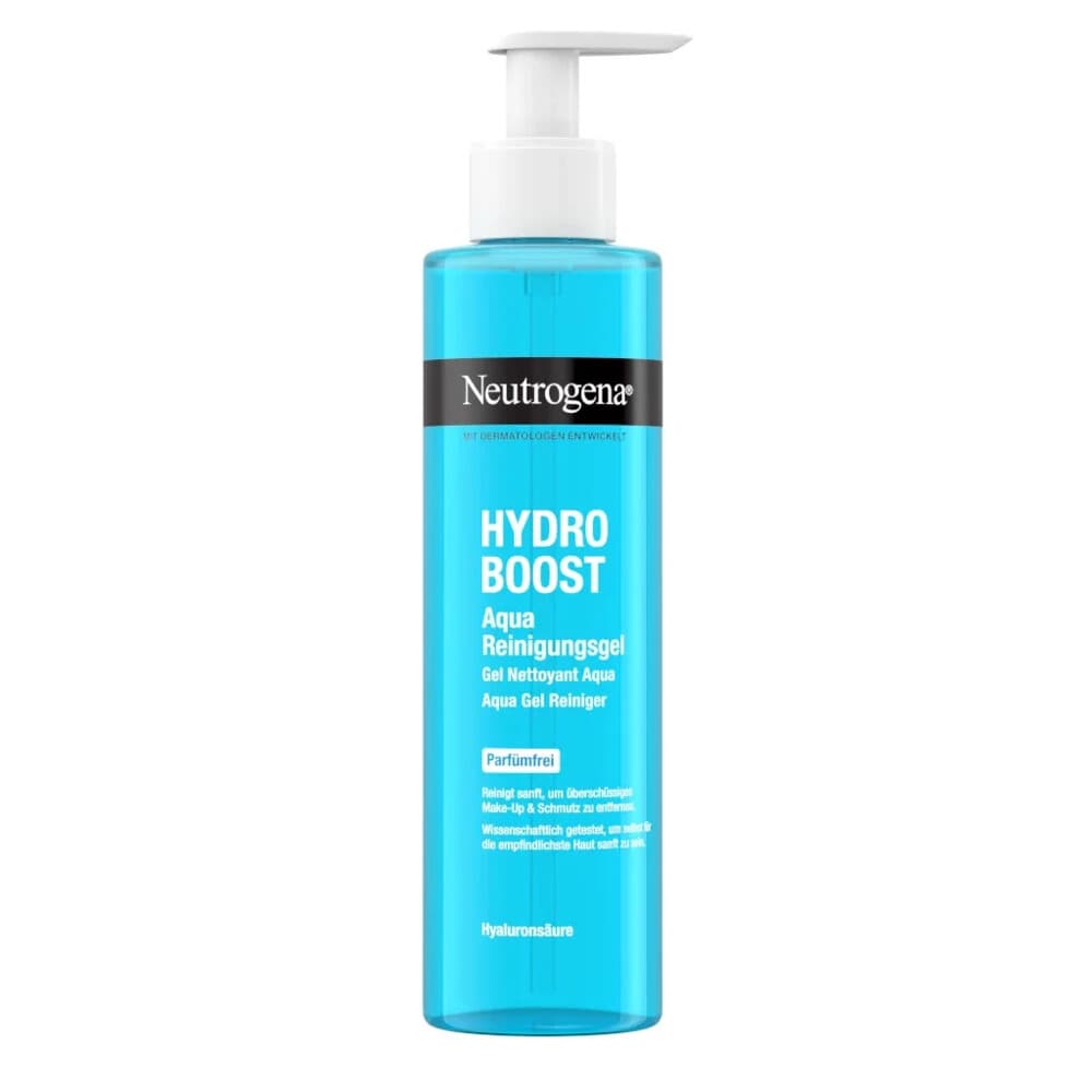 1+1 gratis: Neutrogena Aqua Cleansing Gel Hydra Boost Ongeparfumeerd 200 ml