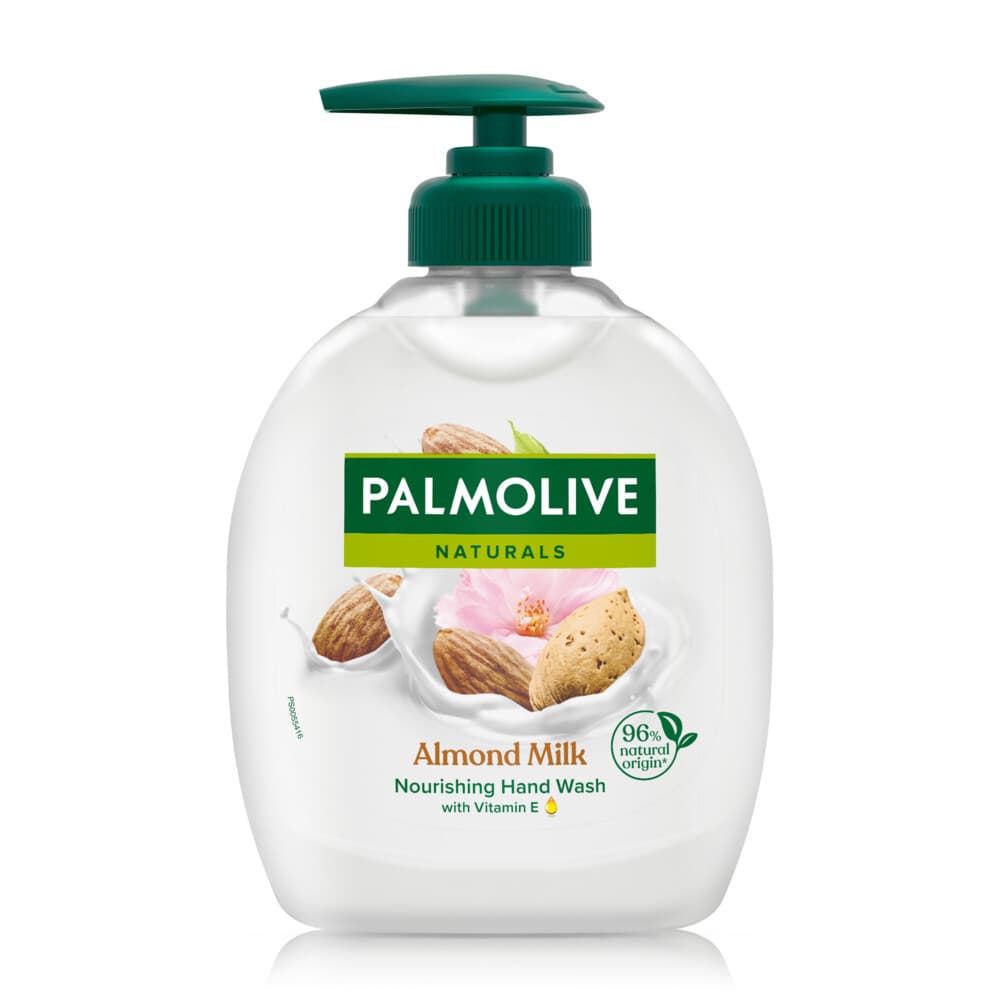 3+3 gratis: Palmolive Handzeep Naturals Amandel Melk 300 ml