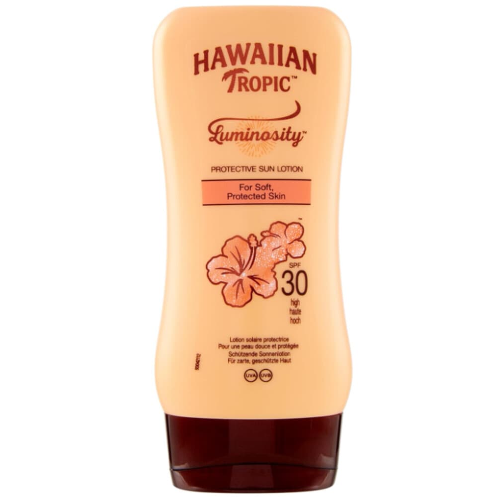 1+1 gratis: Hawaiian Tropic Luminosity Zonnebrand Lotion High SPF30 180 ml