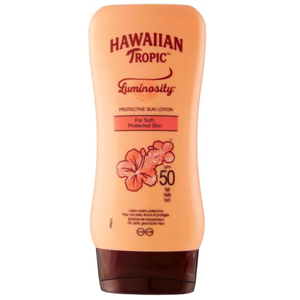 1+1 gratis: Hawaiian Tropic Luminosity Zonnebrand Lotion Very High SPF50+ 180 ml