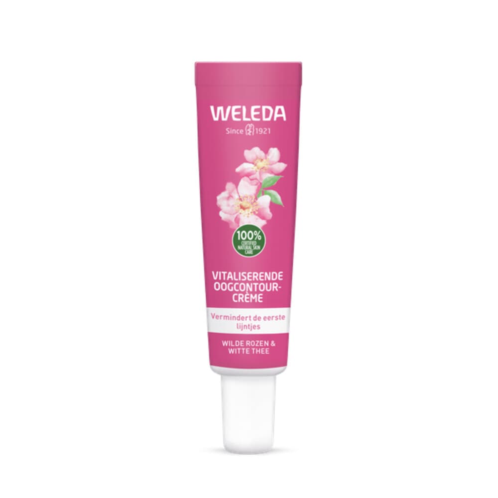3x WELEDA Wilde Rozen & Witte Thee Vitaliserende Oogcontourcrème 12 ml