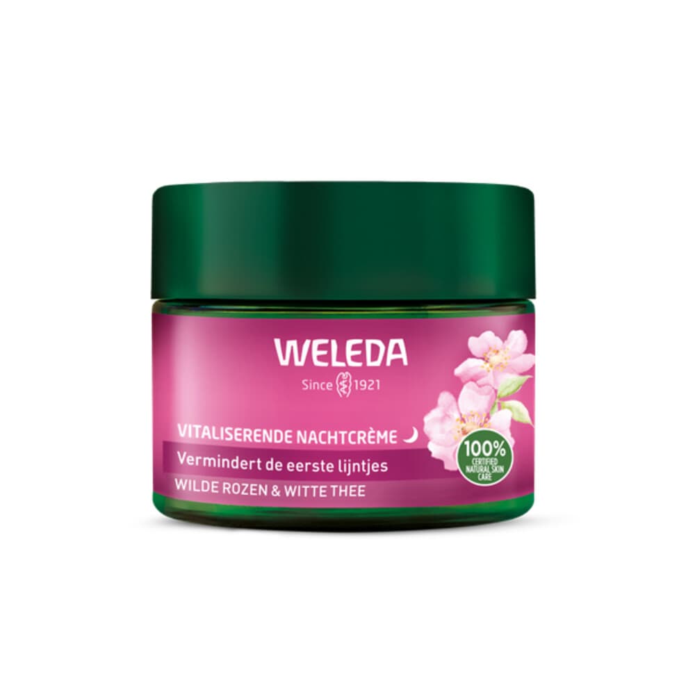 3x WELEDA Wilde Rozen & Witte Thee Vitaliserende Nachtcrème 40 ml