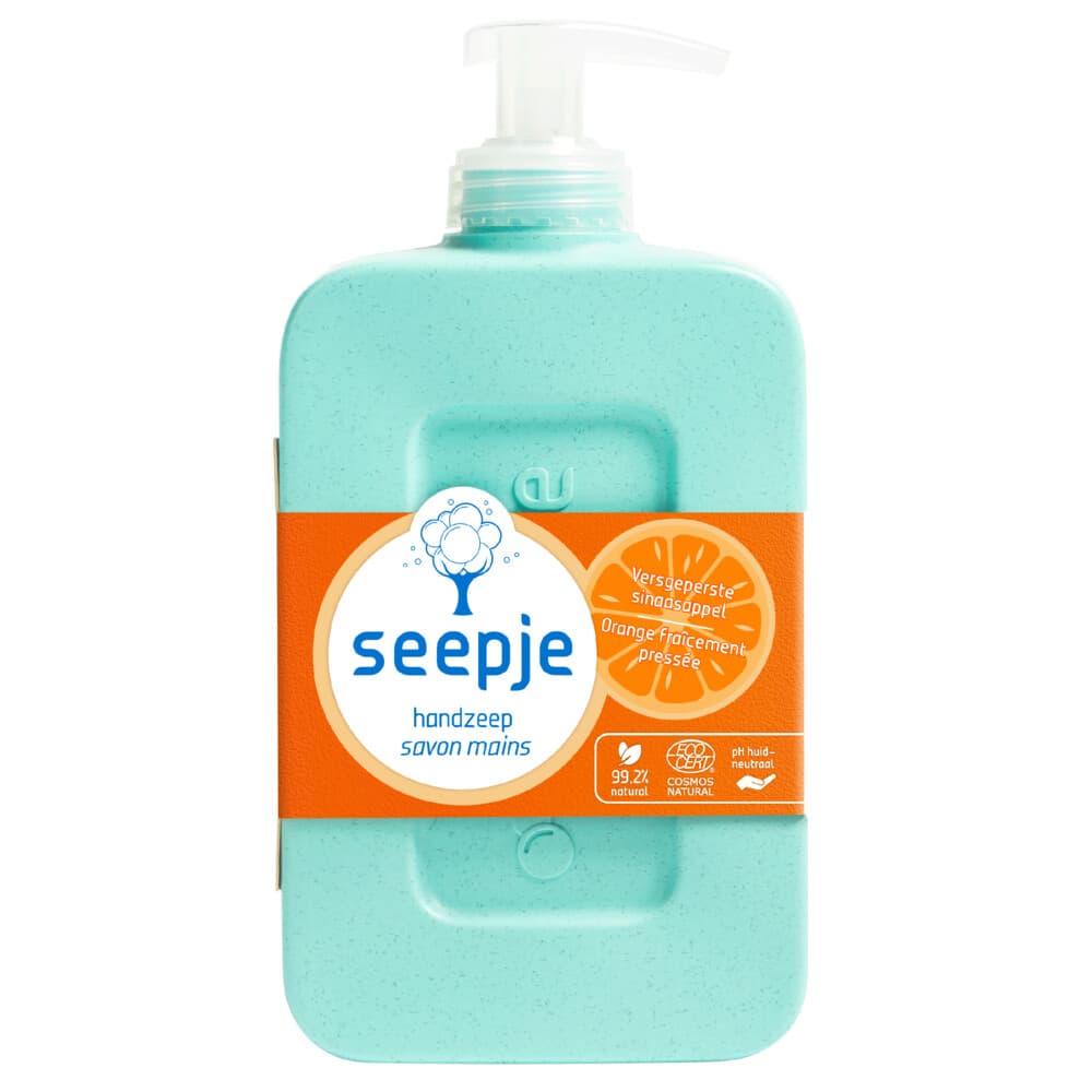 1+1 gratis: Seepje Handzeep Versgeperste Sinaasappel Geur 300 ml
