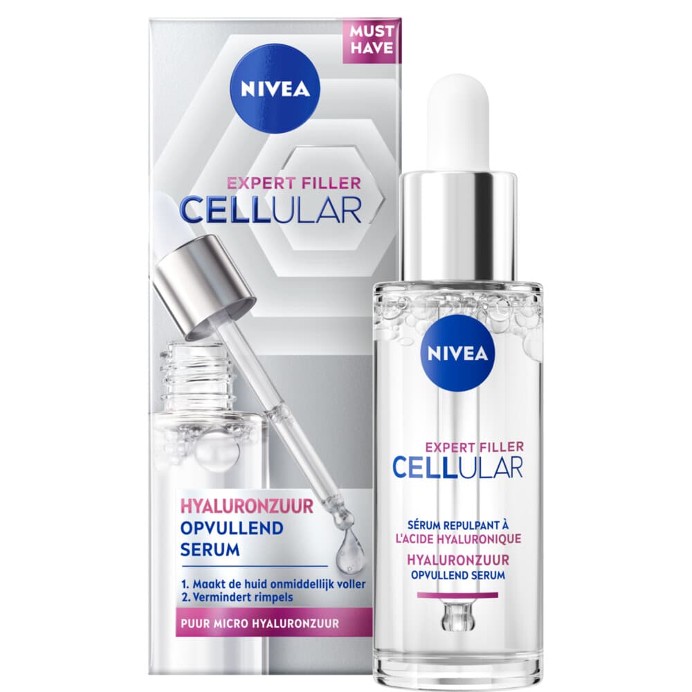 1+1 gratis: NIVEA Cellular Filler Hyaluron Vullend Serum 30 ml