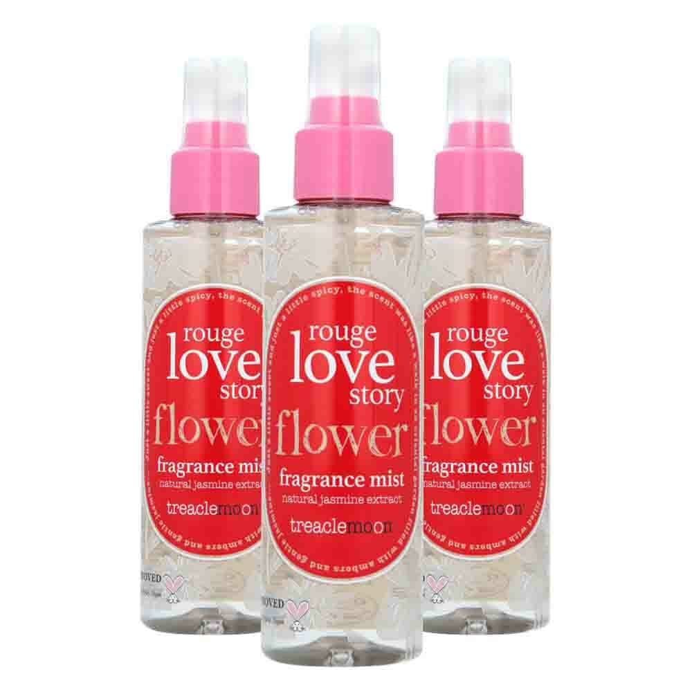 3x Treaclemoon Rouge Love Story Body Mist 150 ml