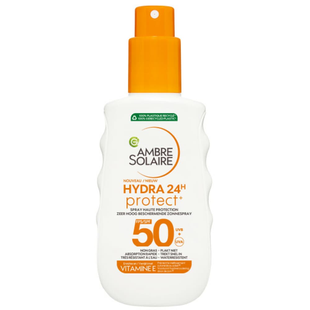 1+1 gratis: Garnier Ambre Solaire Hydra 24 Protect Zonnebrandspray SPF 50 150 ml
