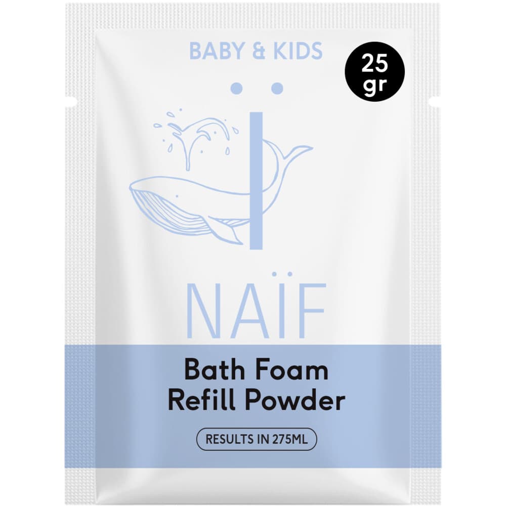 1+1 gratis: Naif Baby & Kids Badschuim Navulpoeder 25 gr