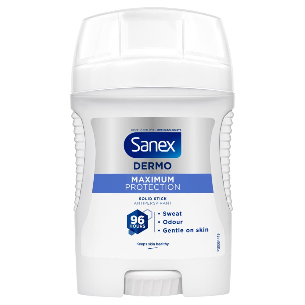 3+3 gratis: Sanex Deodorant Stick Maximum Protection 96H 50 ml