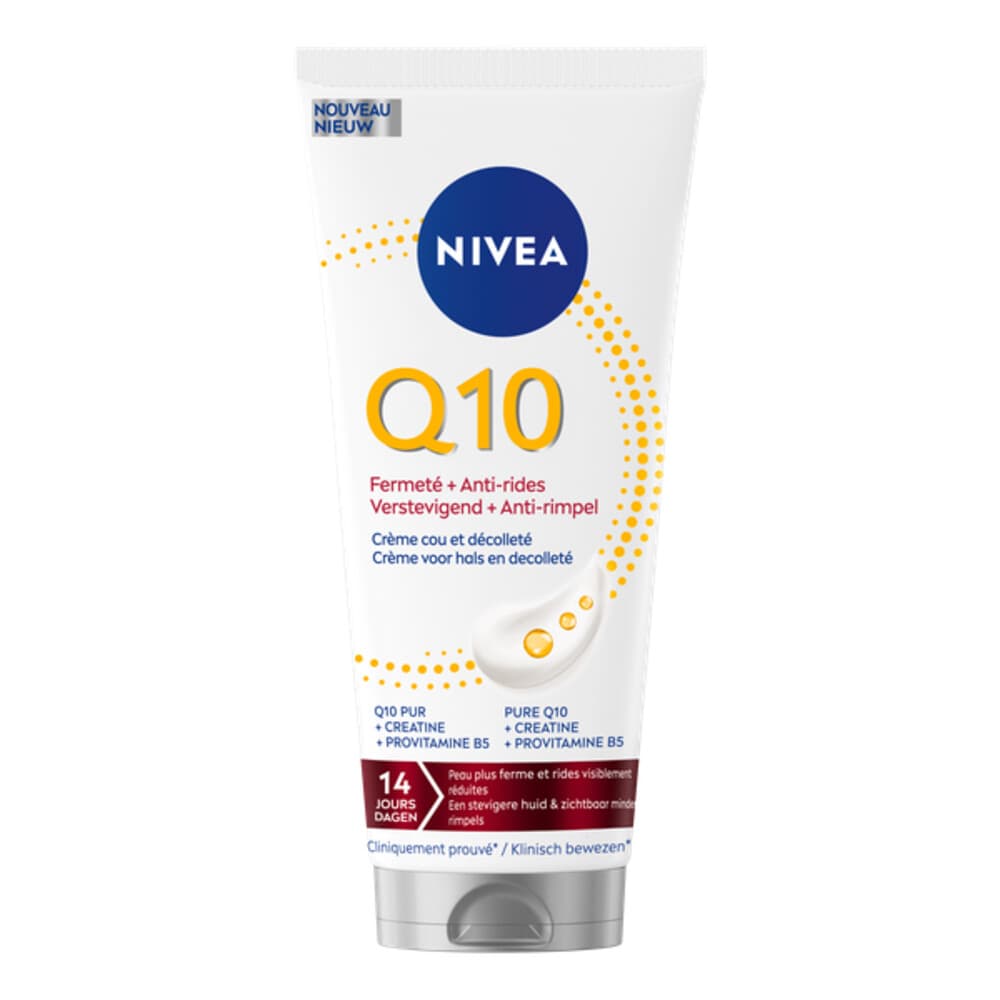 1+1 gratis: NIVEA Anti-rimpel Hals & Decolleté Q10 Crème 200ml