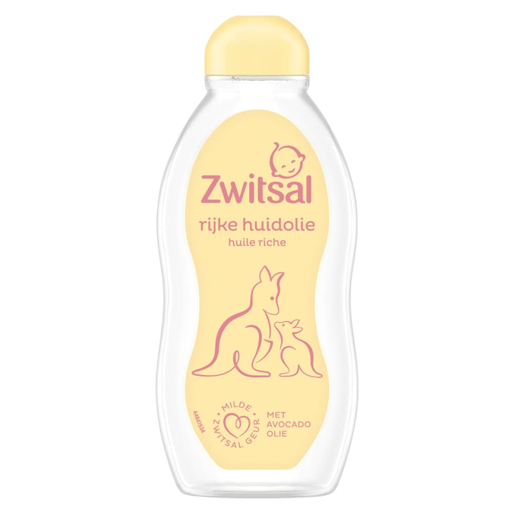 3+2 gratis: Zwitsal Rijke Huidolie 200 ml