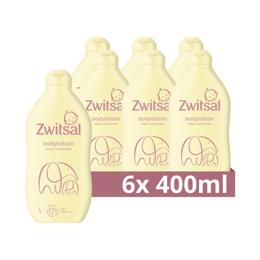 6x Zwitsal Bodylotion 400 ml