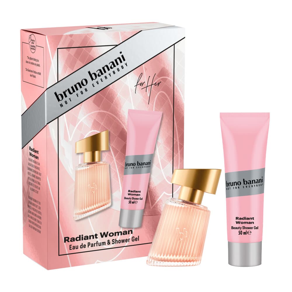 Bruno Banani Eau de Parfum + Showergel Radiant Woman 80 ml