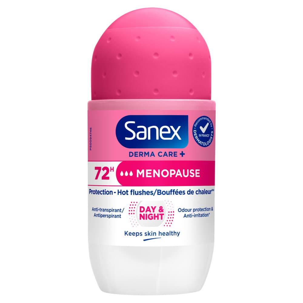 3+3 gratis: Sanex Deoroller Derma Care+ Menopause 53 ml