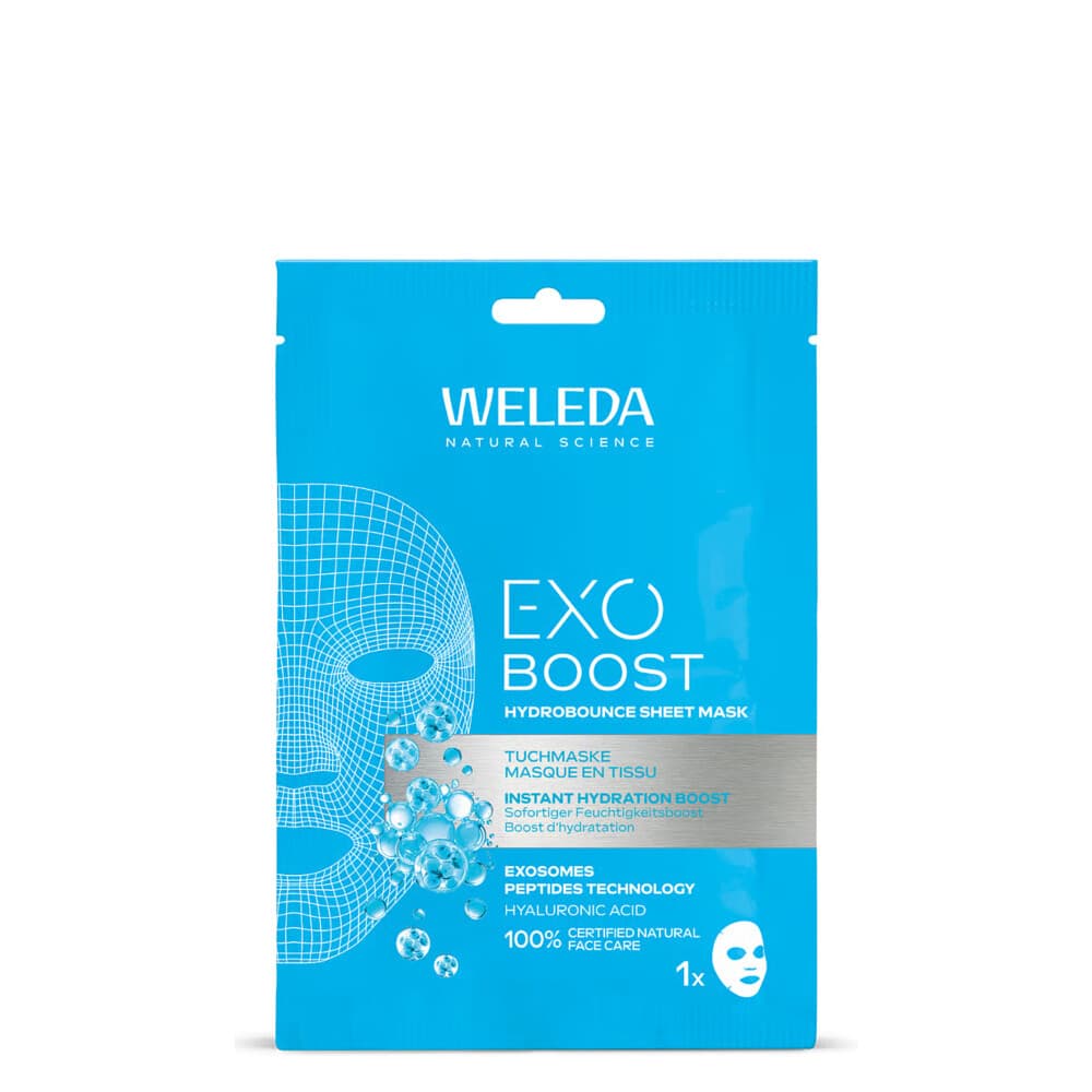 3x WELEDA Exo Boost Hydrobounce Sheet Mask