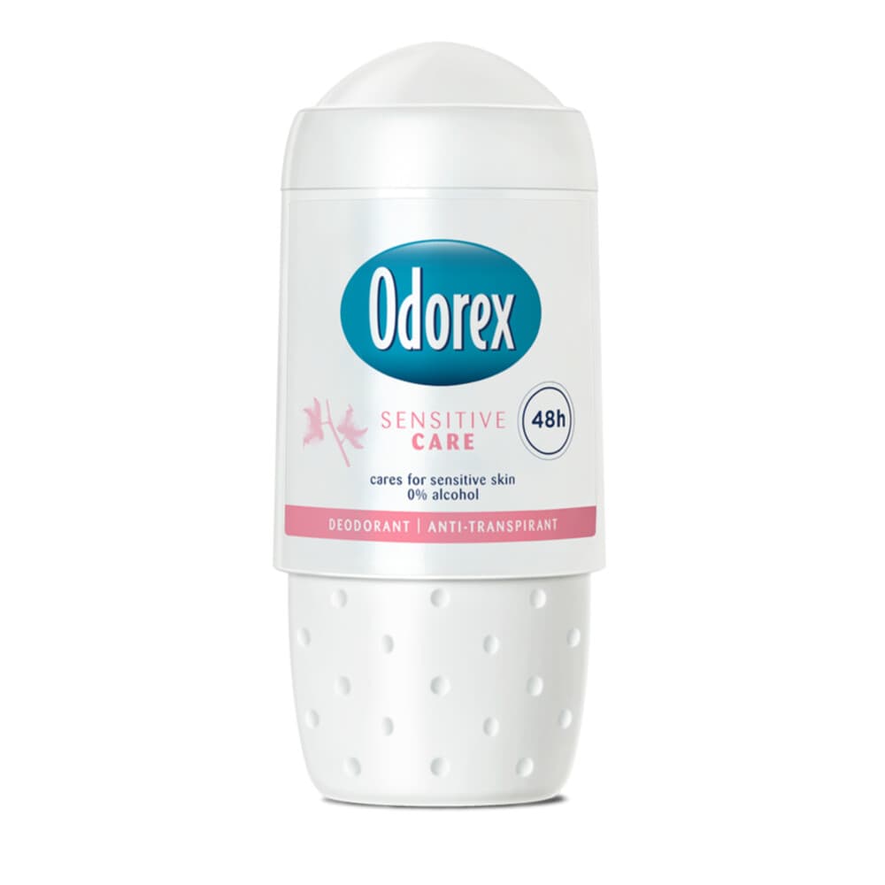 3x Odorex Deodorant Roller Sensitive Care 50 ml