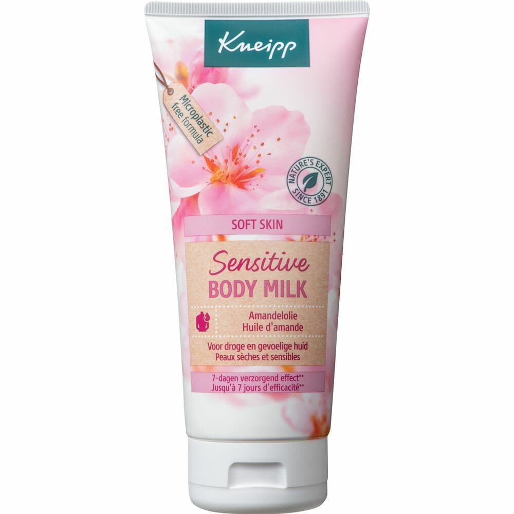 1+1 gratis: Kneipp Bodymilk Sensitive Amandelbloesem 200 ml