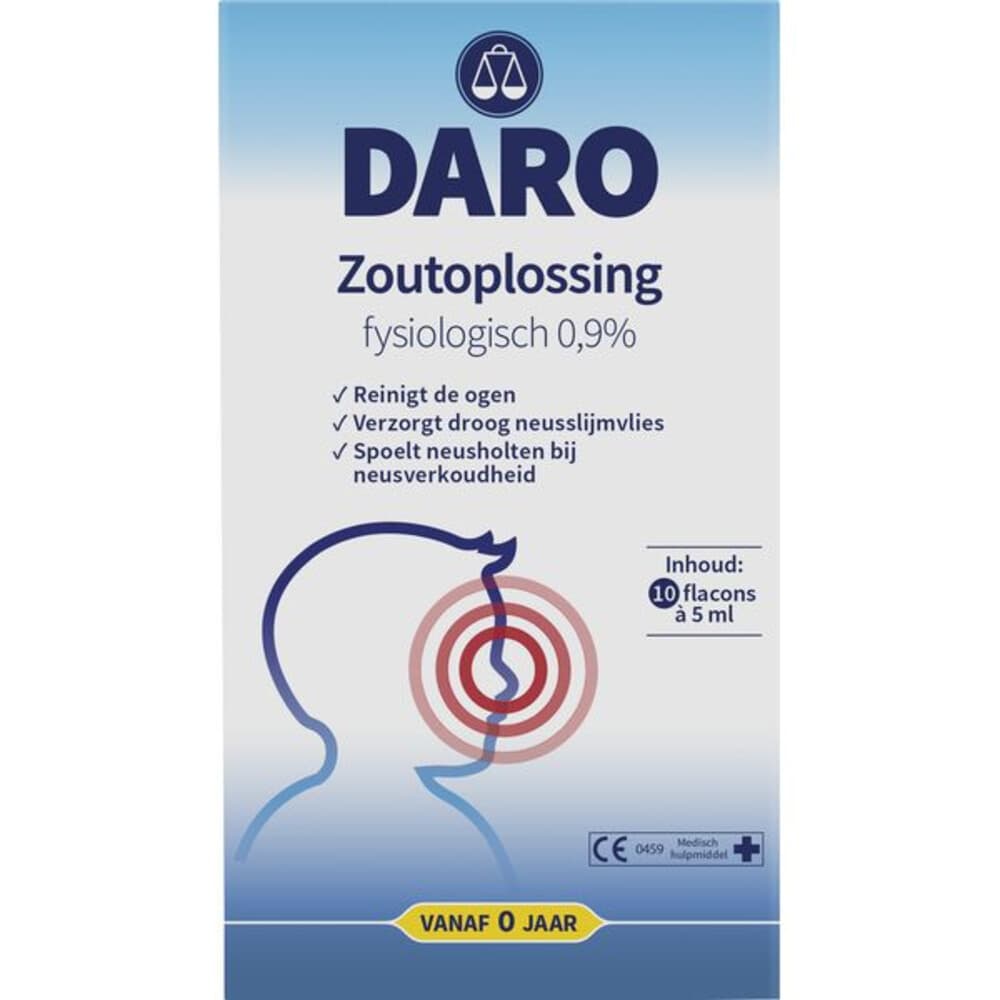 2x Daro Fysiologische Zoutoplossing 10 stuks