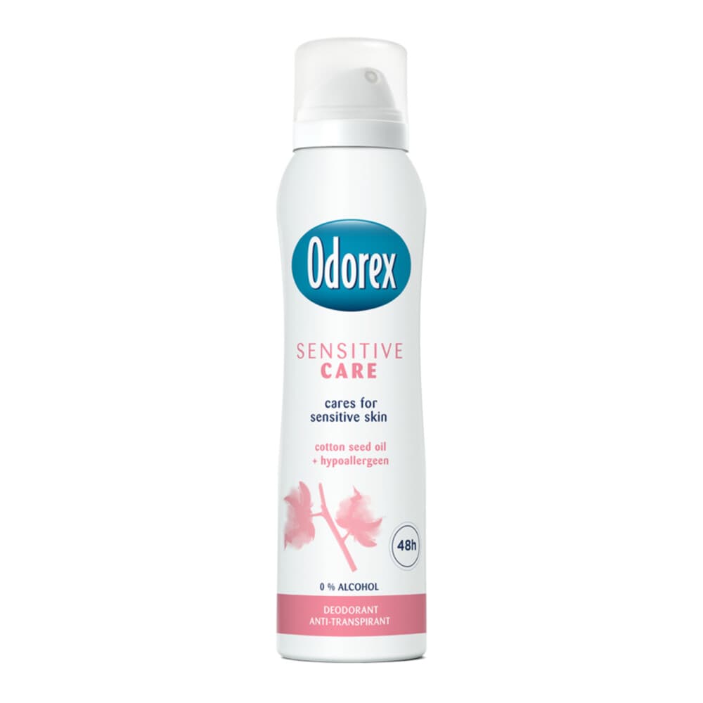 3x Odorex Deodorant Spray Sensitive Care 150 ml