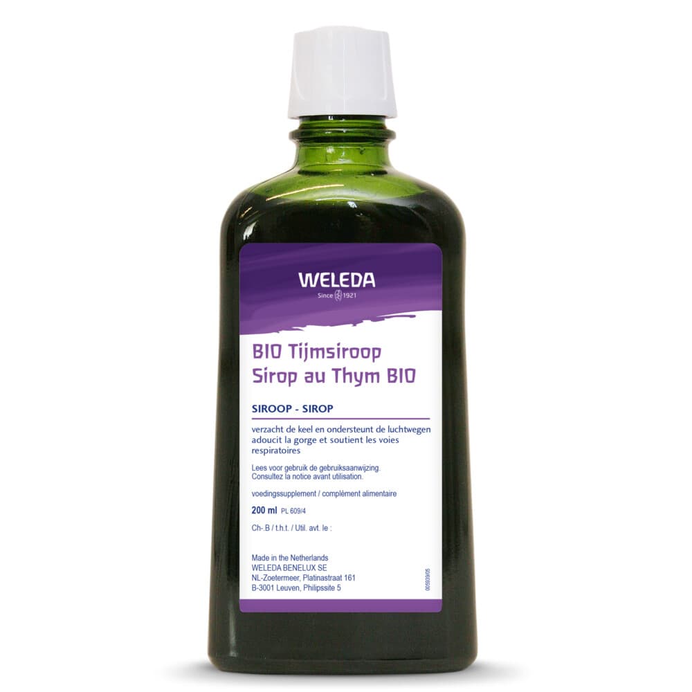 2x WELEDA Bio Tijmsiroop Bio 200 ml