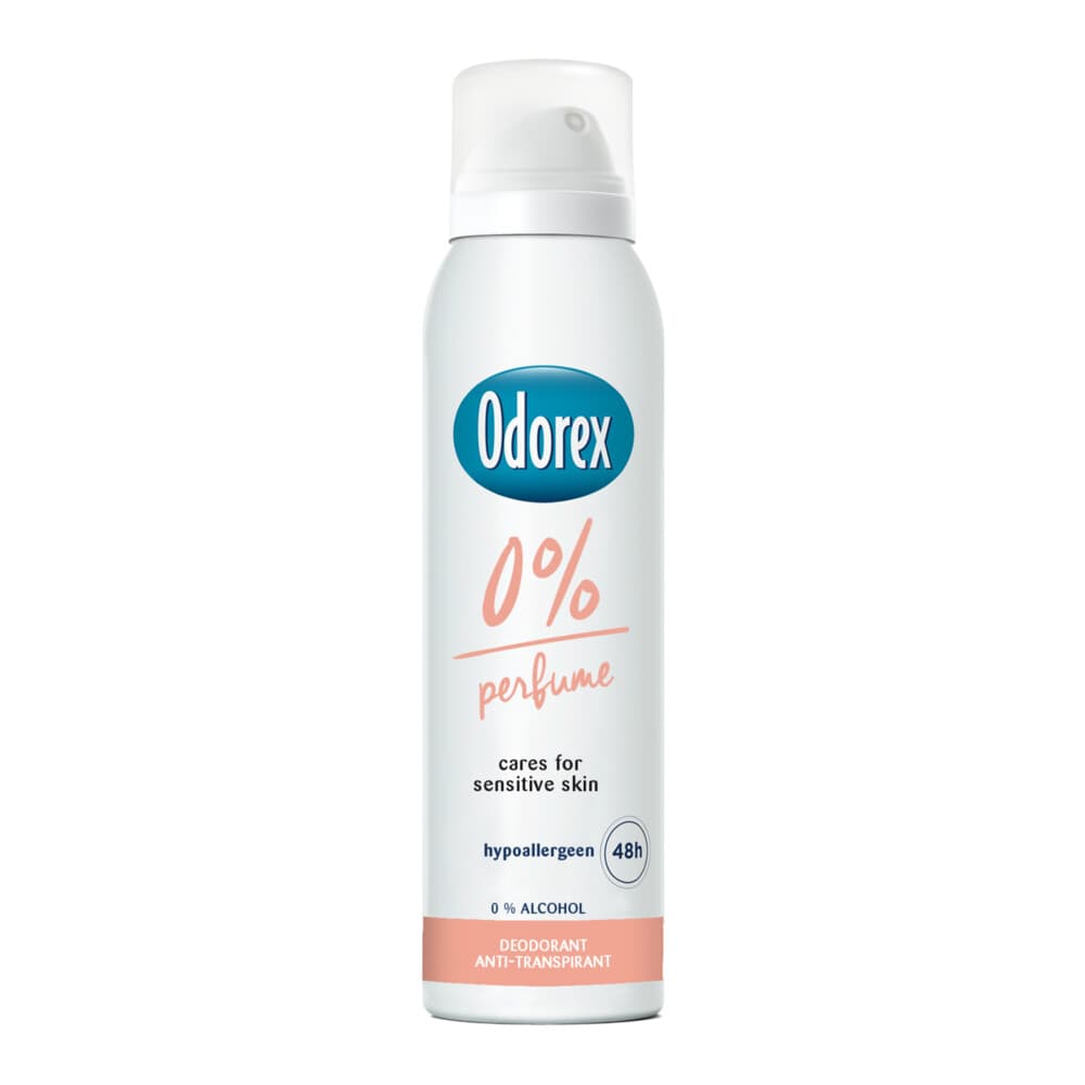 3x Odorex Deodorant Spray 0% 150 ml
