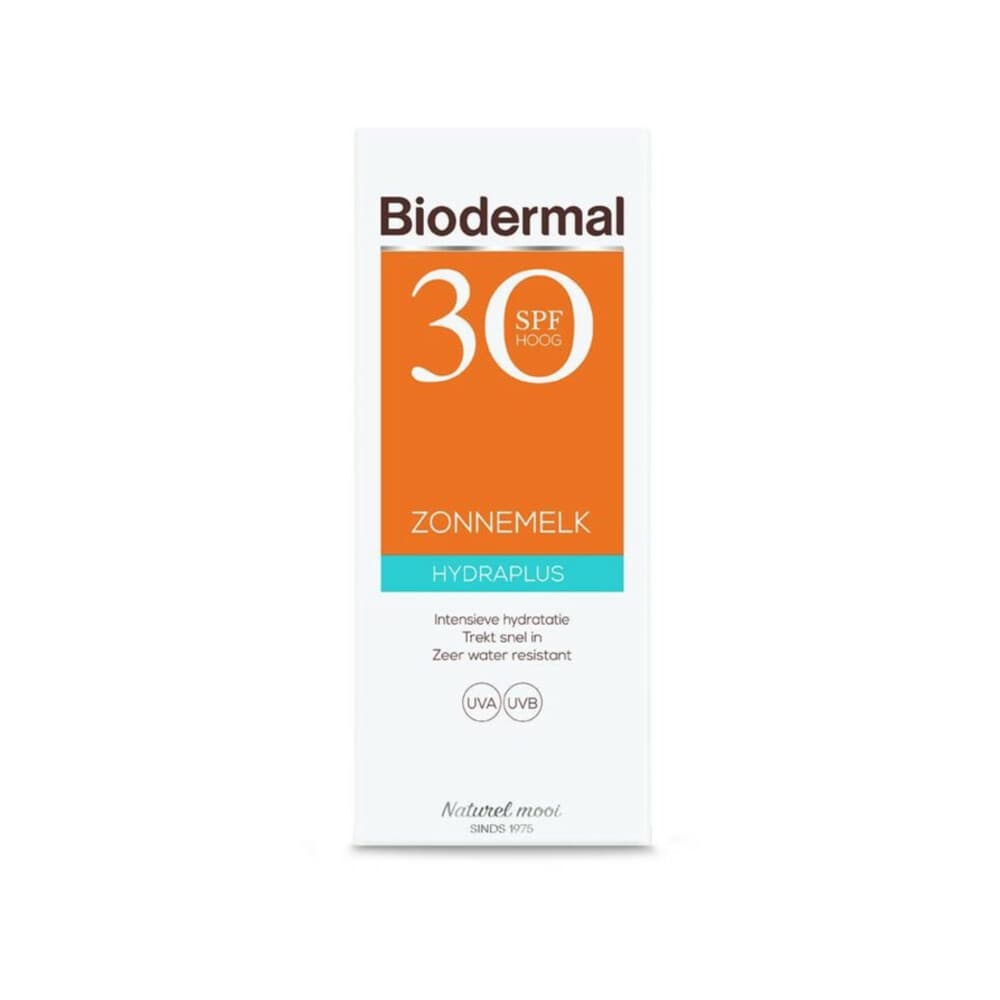 1+1 gratis: Biodermal Hydraplus Zonnemelk SPF 30 200 ml