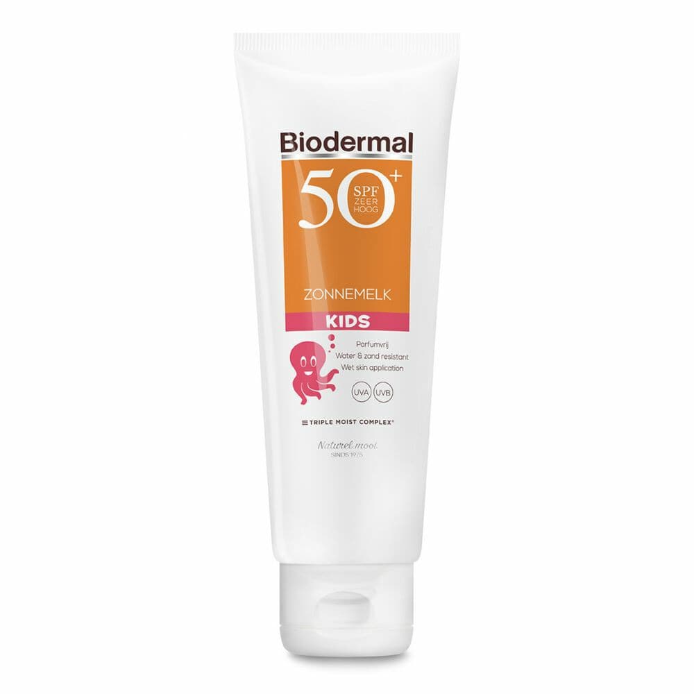 1+1 gratis: Biodermal Zonnemelk Kids SPF 50 125 ml