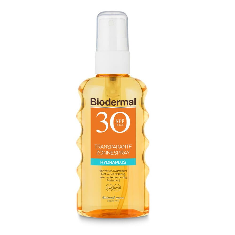 1+1 gratis: Biodermal Zonnespray Transparant SPF 30 175 ml