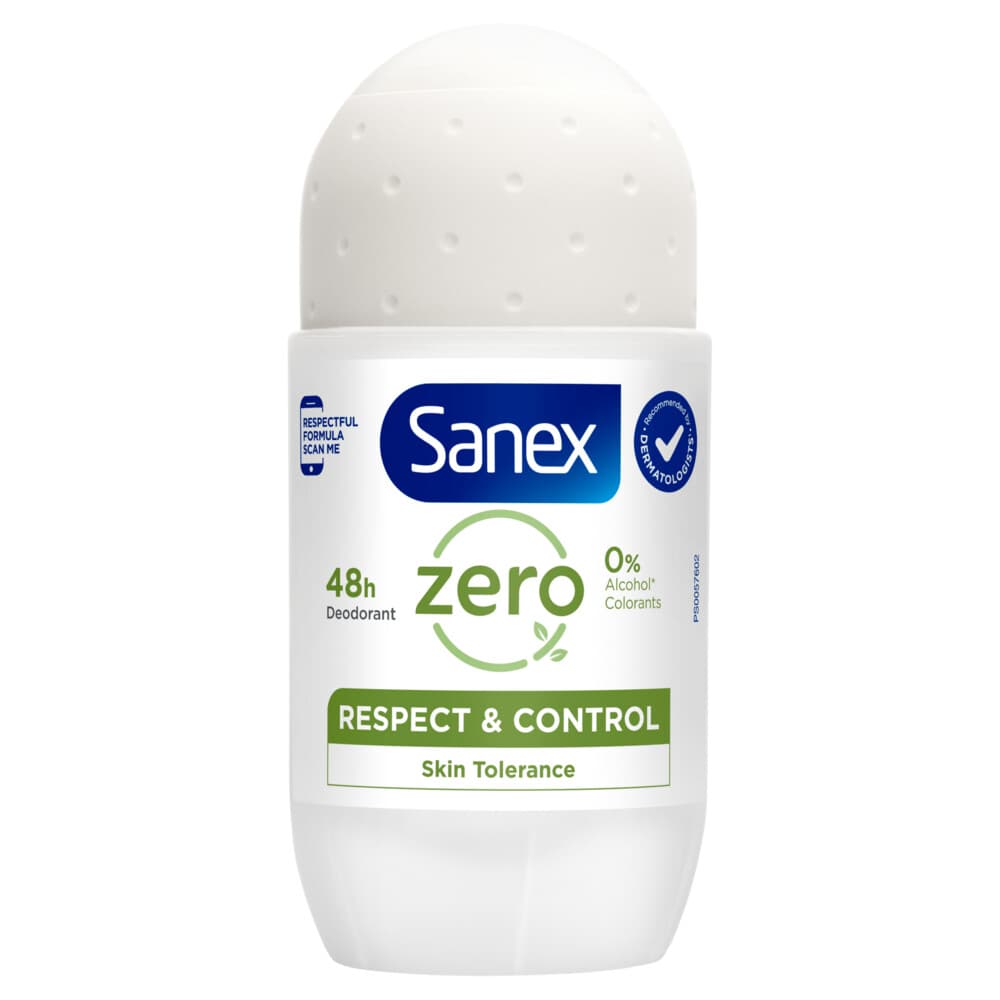 3+3 gratis: Sanex Deodorant Roller Zero% Normal Skin 50 ml