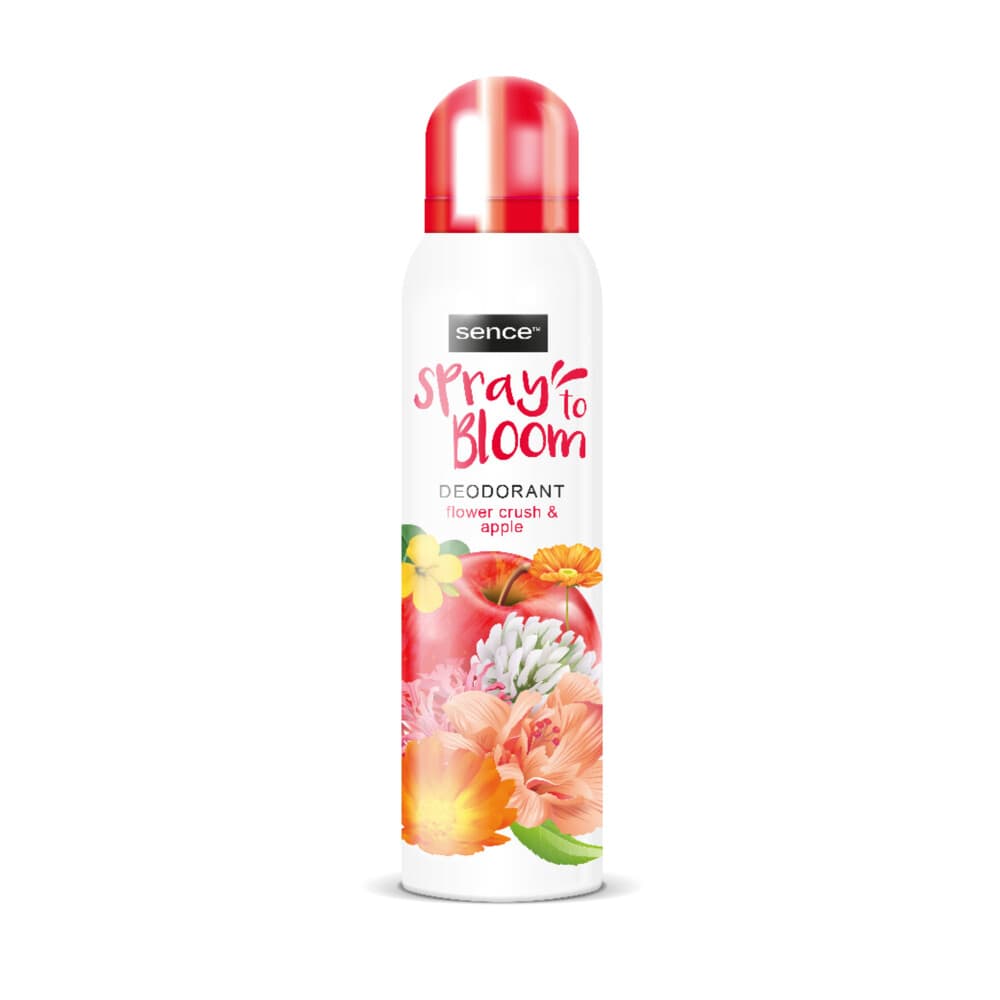 12x Sence Deodorant Flower Crush & Apple 150 ml
