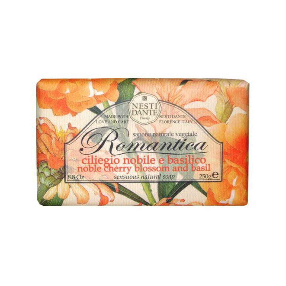 3x Nesti Dante Romantica Handzeep Noble Cherry Blossom & Basil 250 gr