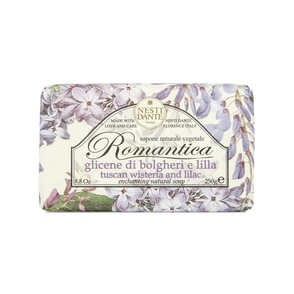 3x Nesti Dante Romantica Handzeep Tuscan Wisteria & Liliac 250 gr