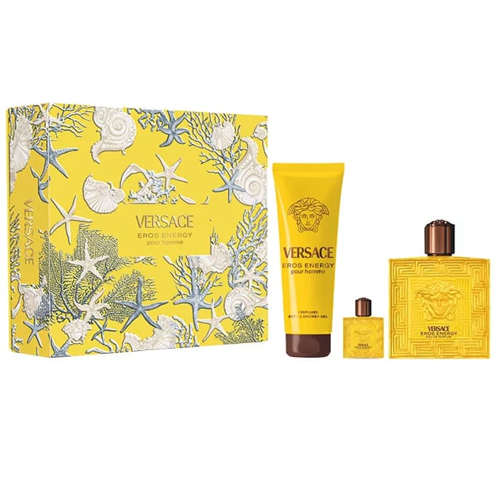Eros Energy eau de parfum 100 ml + showergel + mini geschenkset